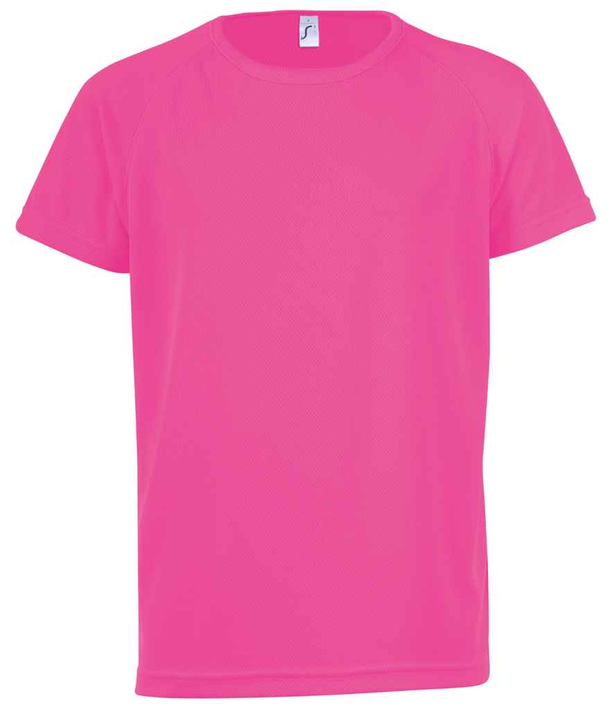 SOL'S Kids Sporty T-Shirt - Neon Pink