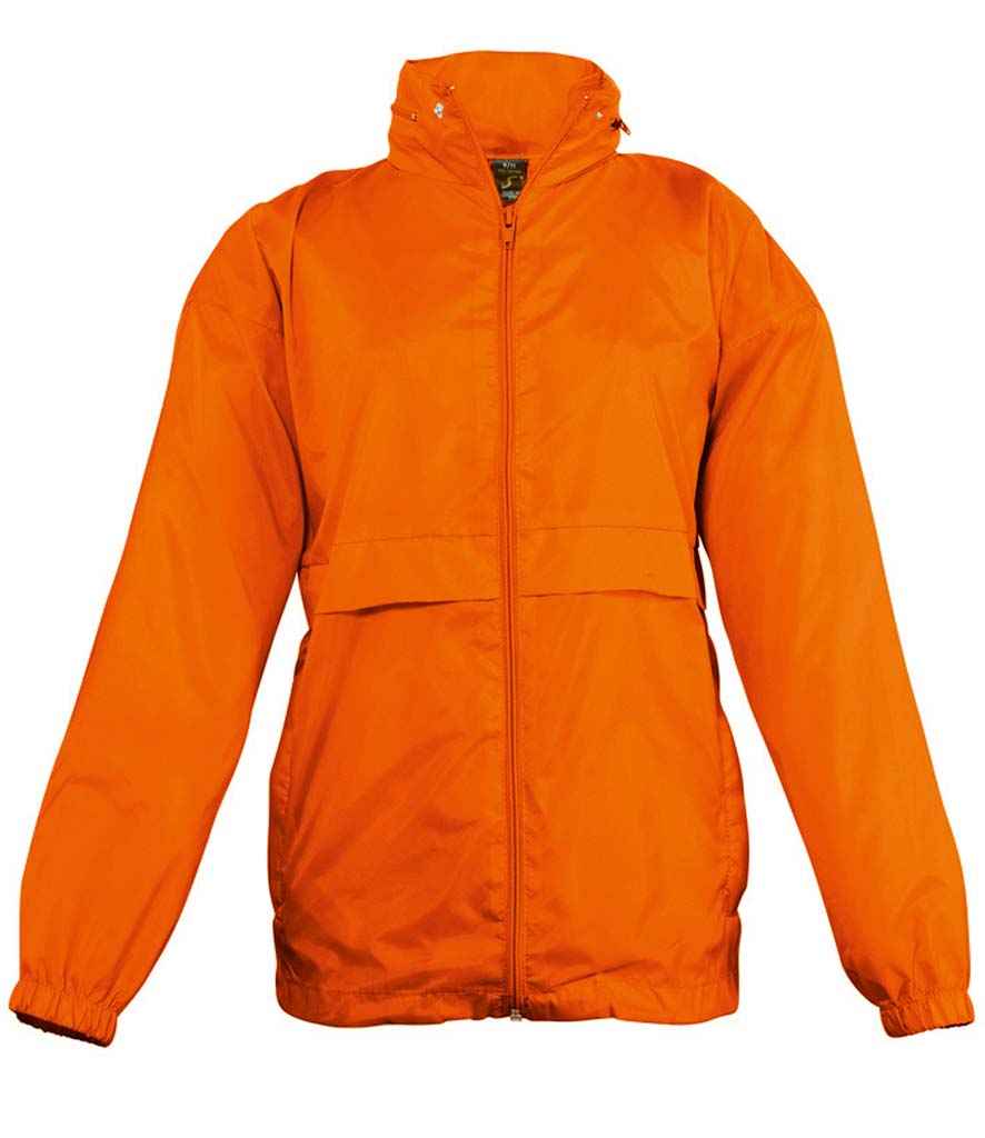 SOL'S Kids Surf Windbreaker Jacket - Orange