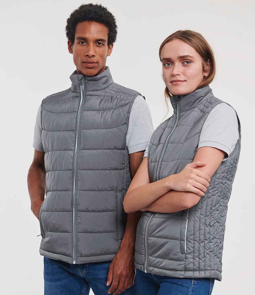 Russell Russell Athletic Nano Padded Bodywarmer Iron
