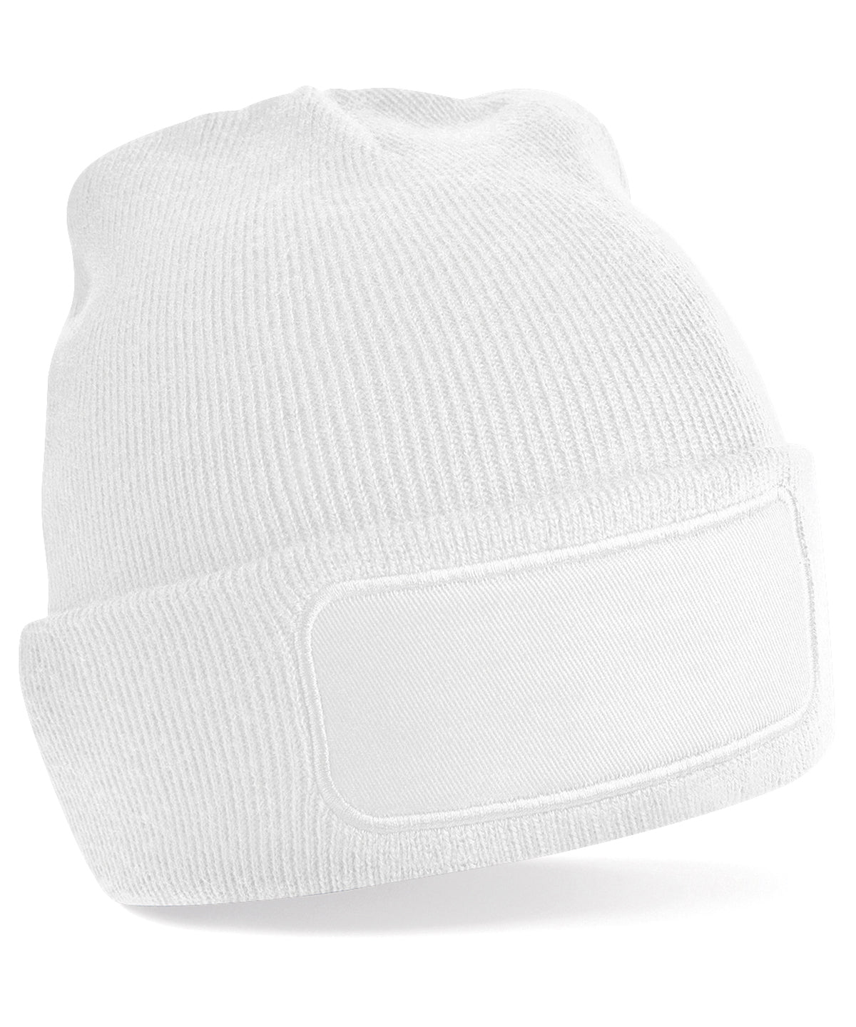 Beechfield Original patch beanie White