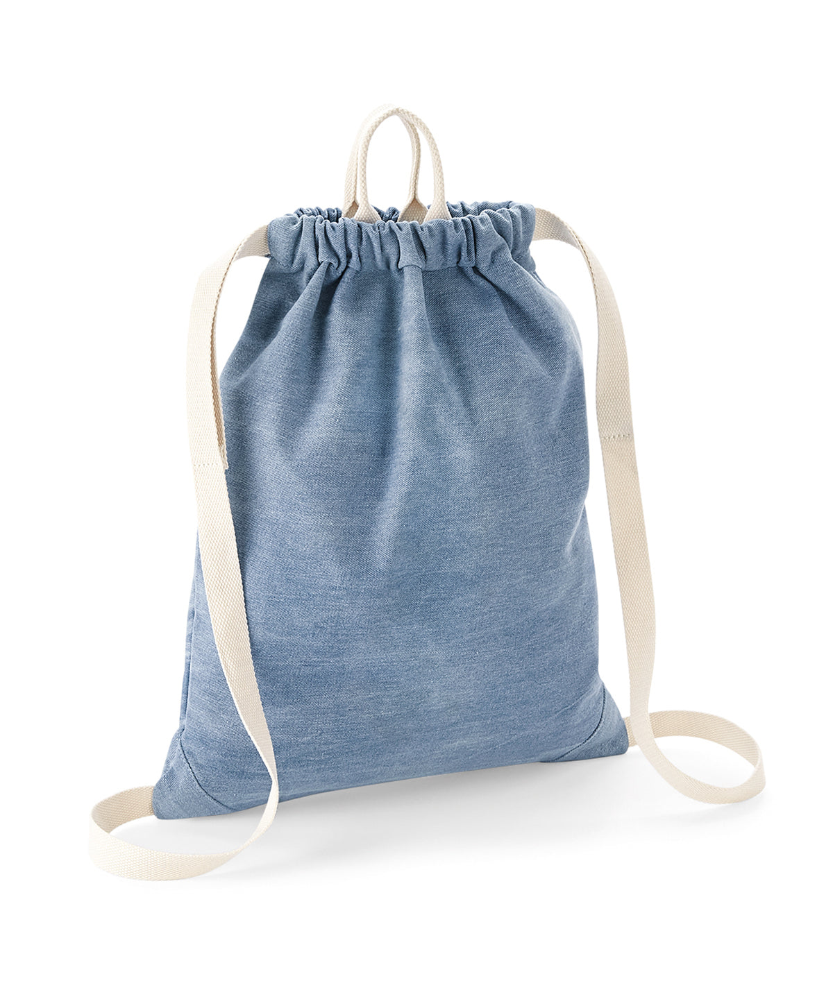 BagBase Denim gymsac Light Denim