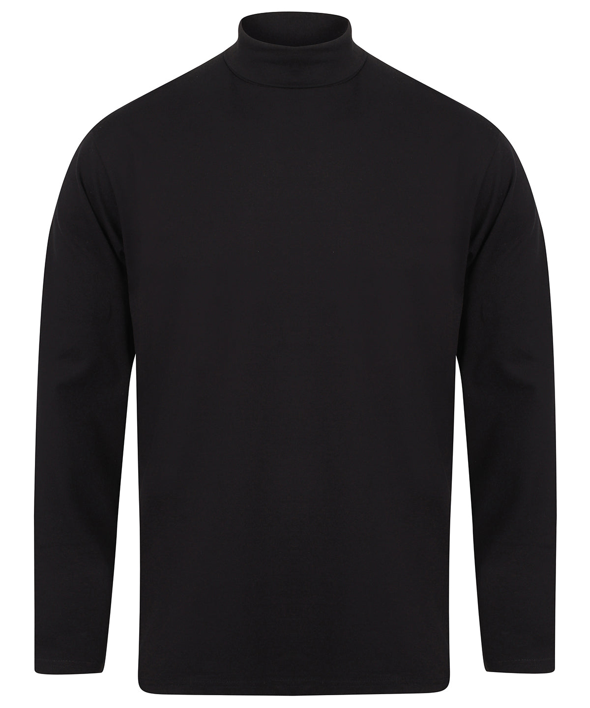 Henbury Long sleeve roll neck top Navy
