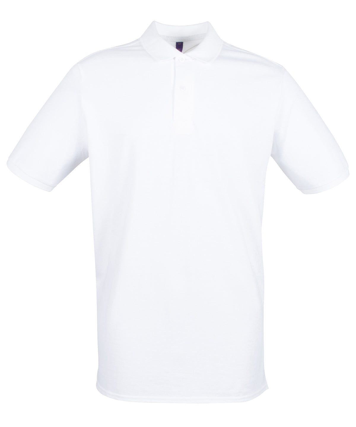 Henbury Micro-fine piqué polo shirt White*