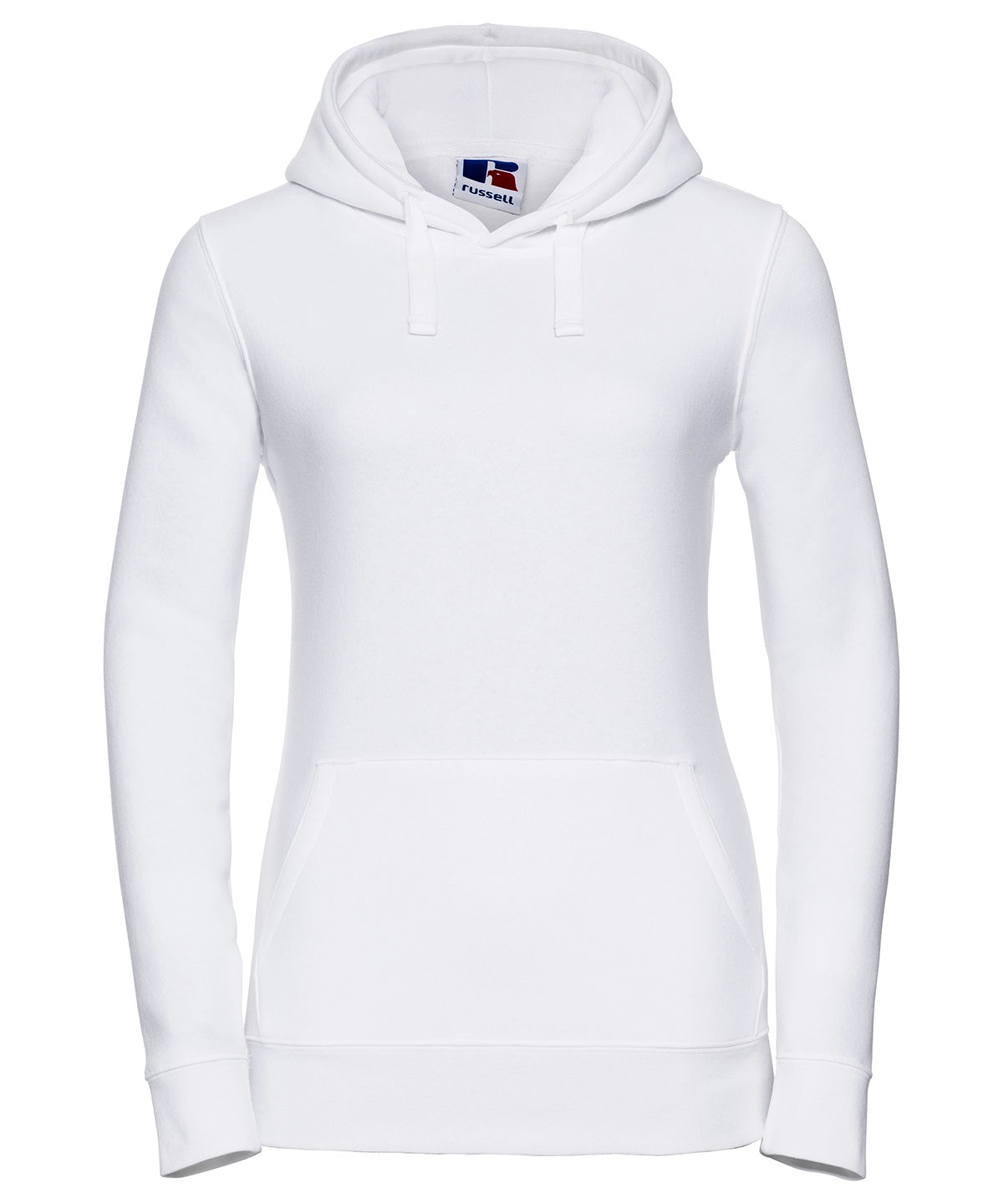 Russell Women's authentic hooded sweatshirt White