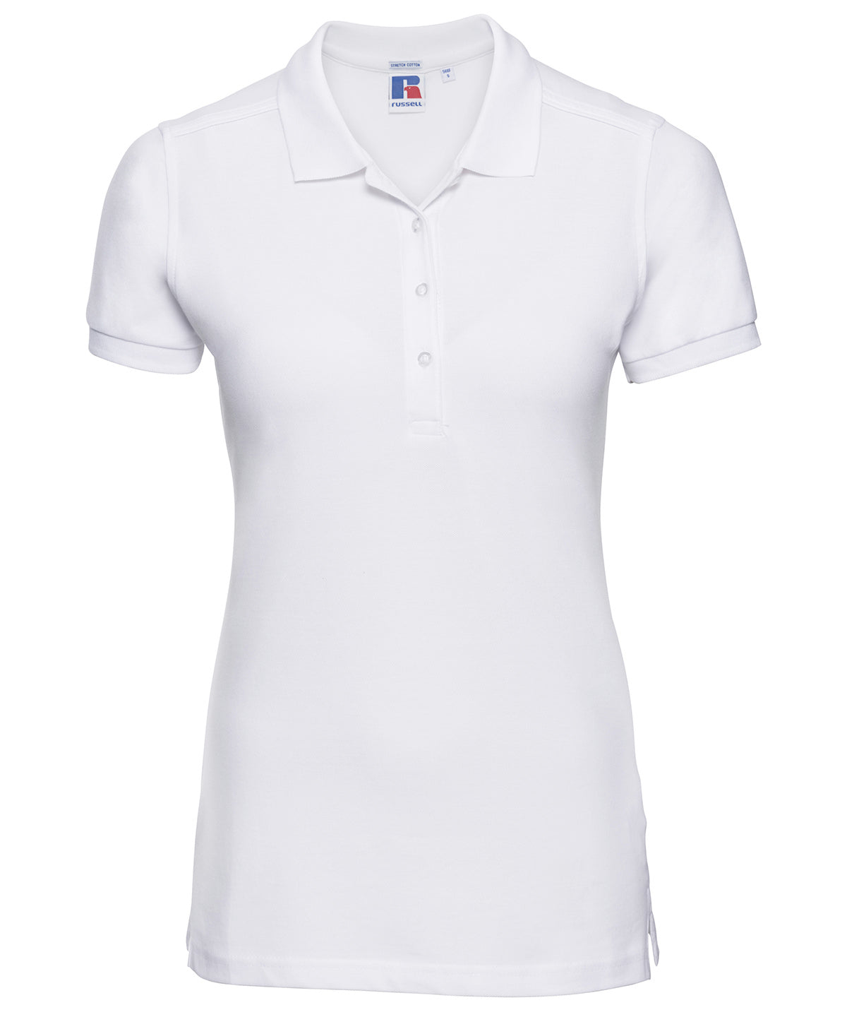 Russell Women's stretch polo White