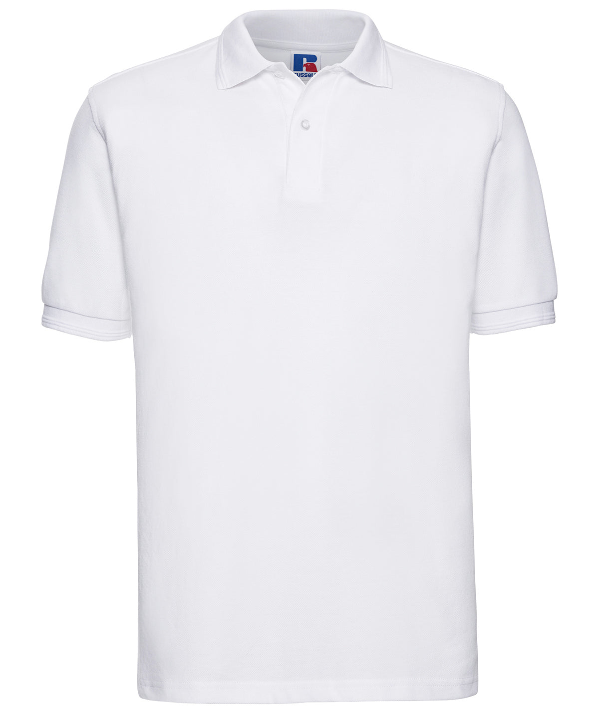 Russell Hard-wearing 60°C wash polo White*