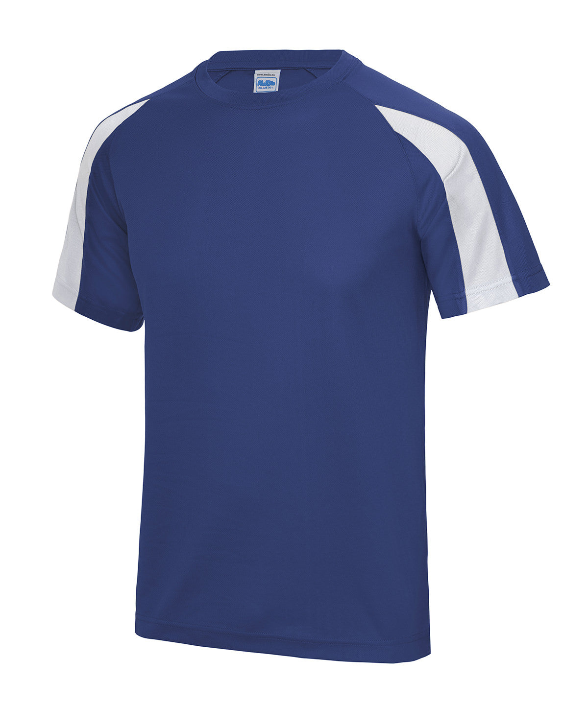 Just Cool Kids contrast cool T Royal Blue/Arctic White