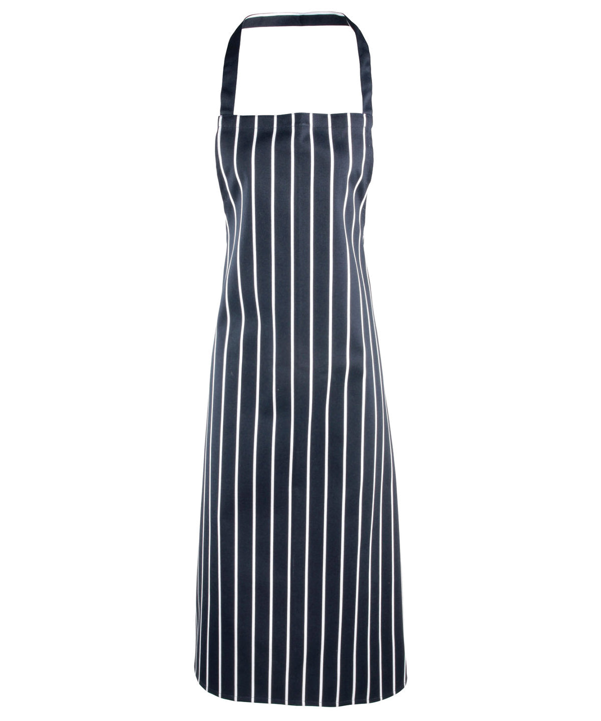Premier Striped bib apron Navy/White