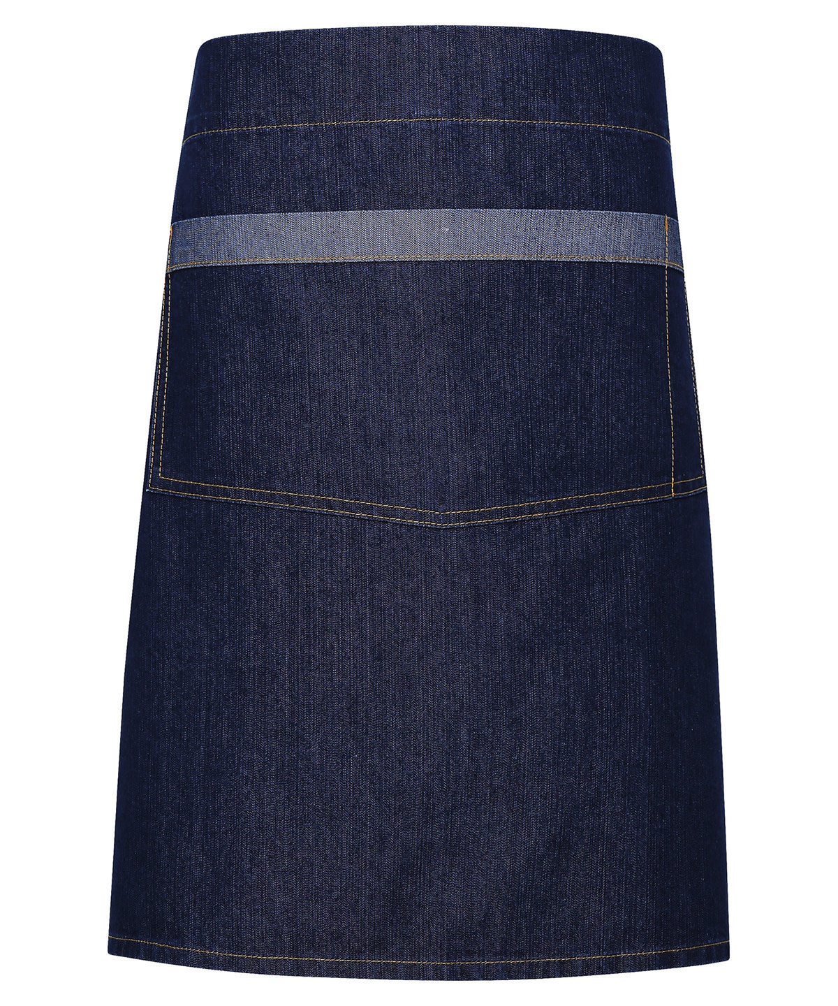 Premier Domain contrast denim waist apron Indigo Denim