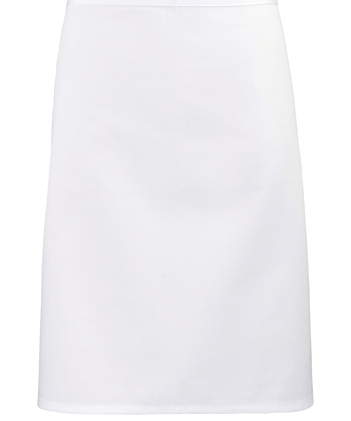 Premier Colours mid-length apron White