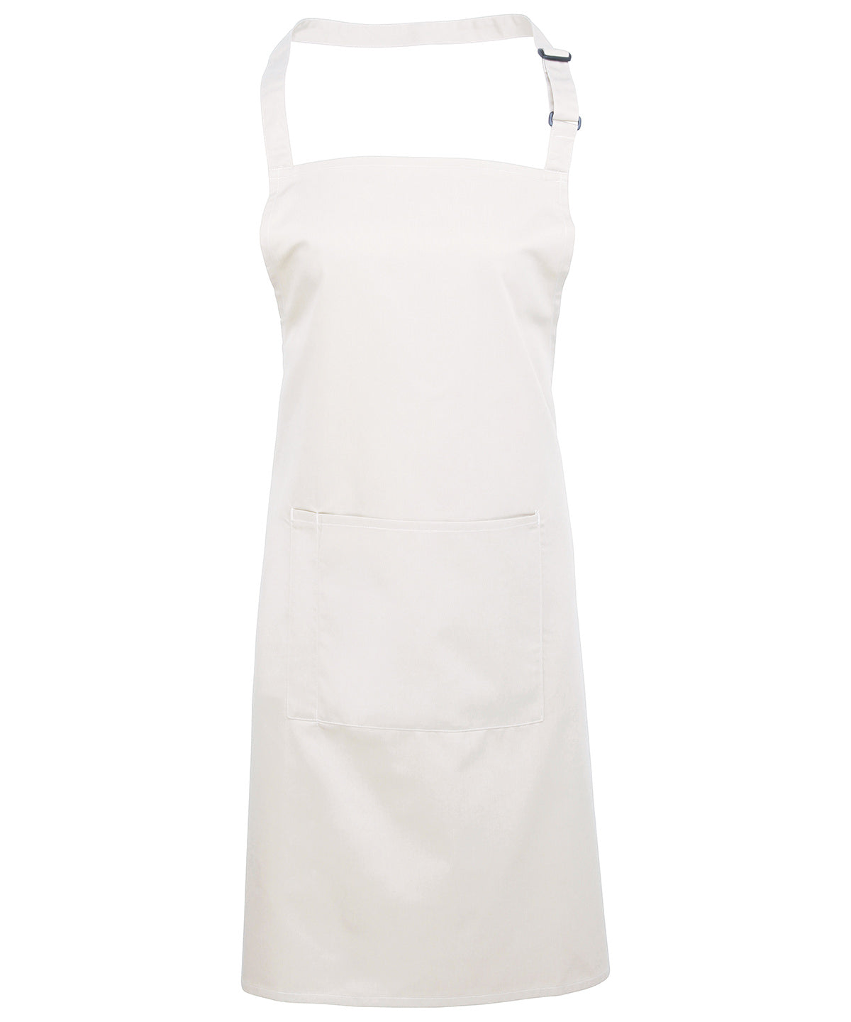 Premier Colours bib apron with pocket White