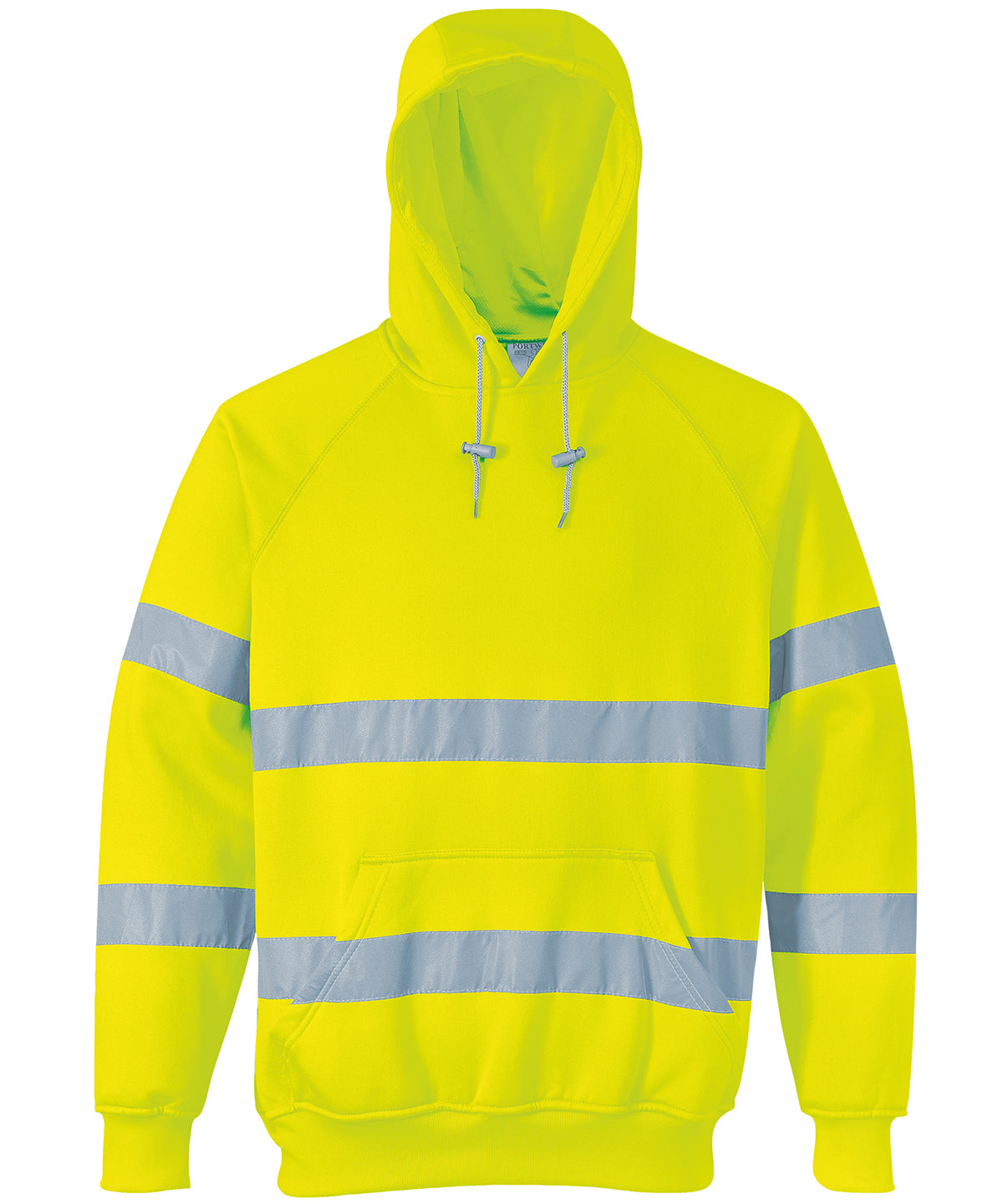 Portwest Hi-vis hooded sweatshirt (B304) Yellow
