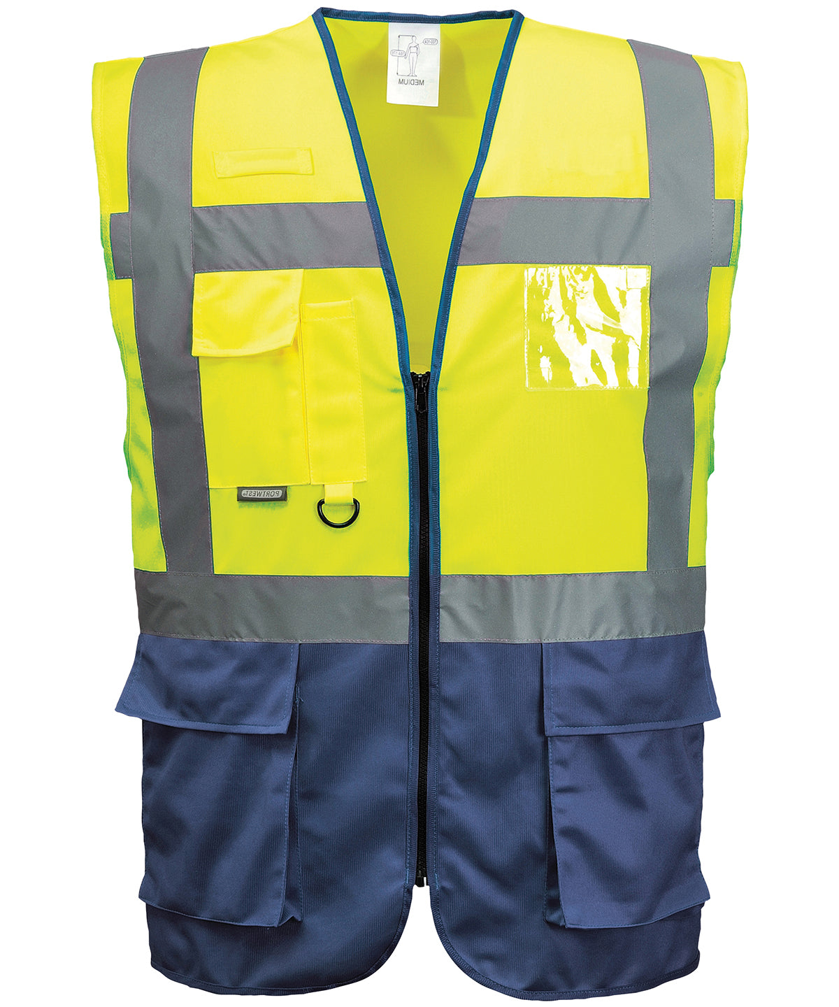 Portwest Hi-vis executive vest (S476) Yellow/Navy