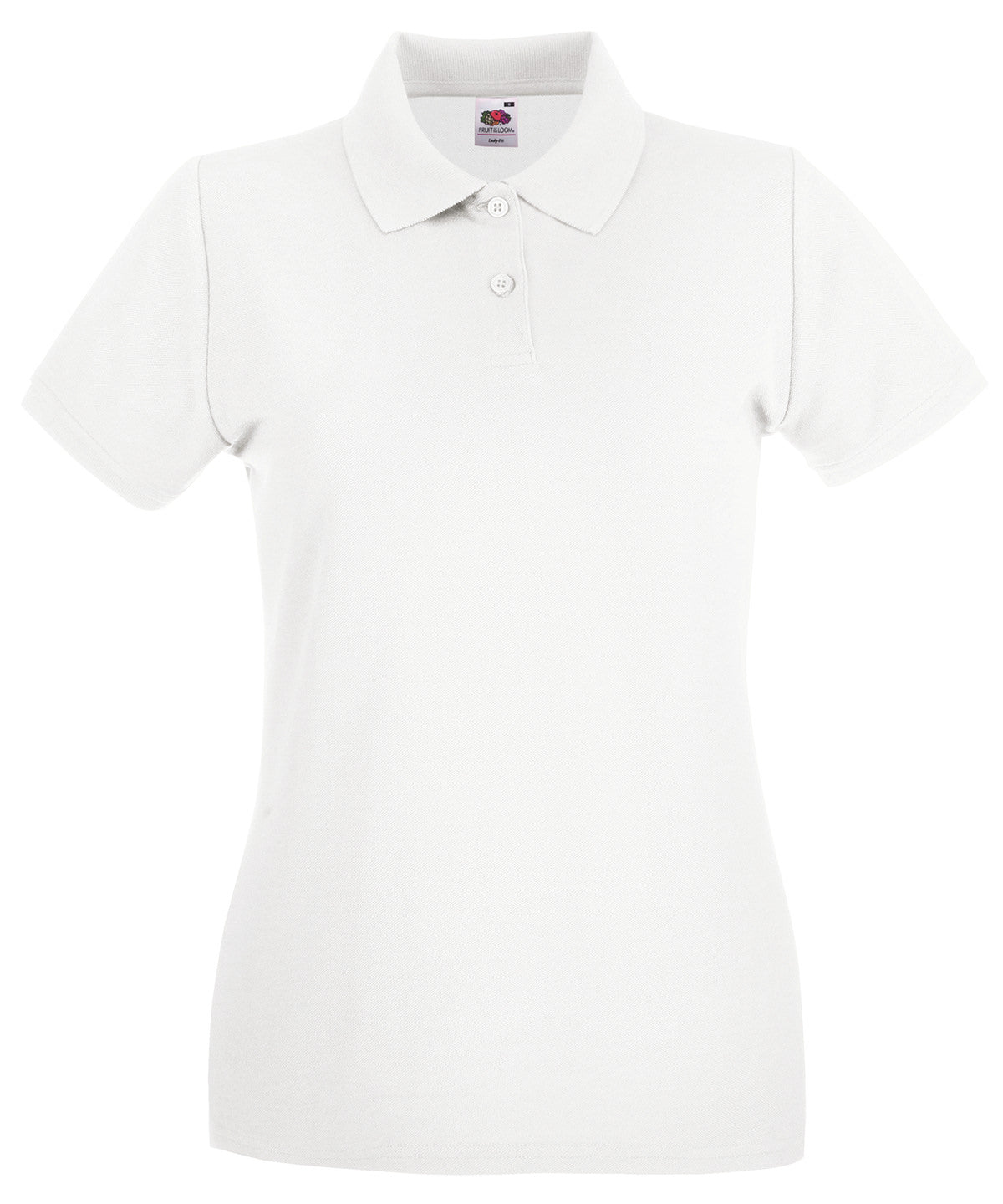 Fruit of the Loom Women's premium polo White