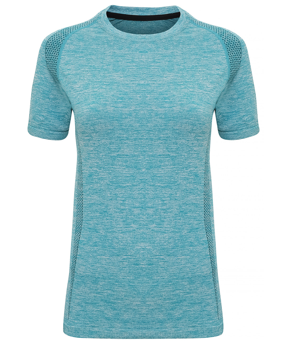 TriDri Women's TriDri® seamless '3D fit' multi-sport performance short sleeve top Turquoise
