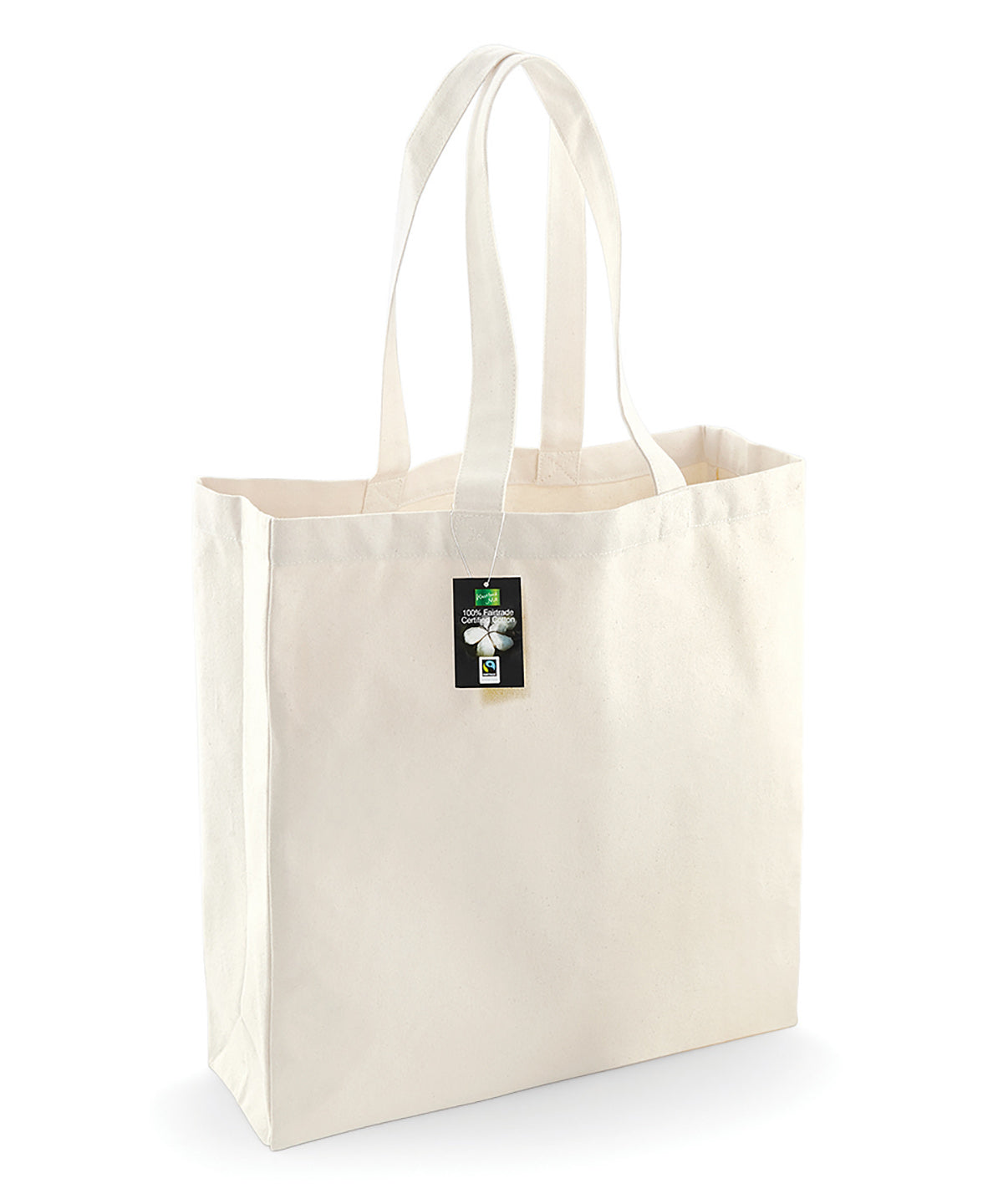 Westford Mill Fairtrade cotton classic shopper Natural