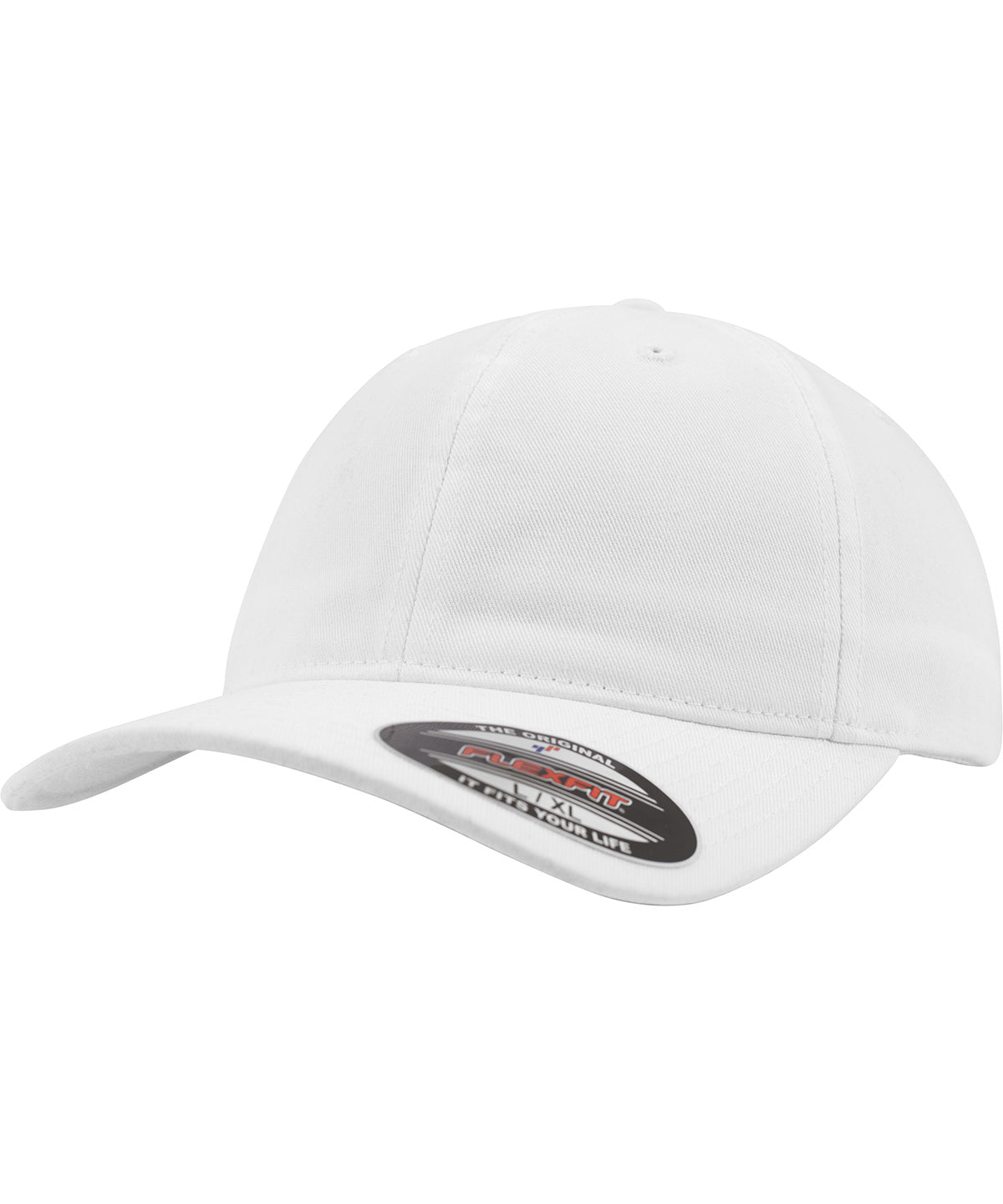 Flexfit / Yupoong Flexfit garment washed cotton dad hat (6997) White