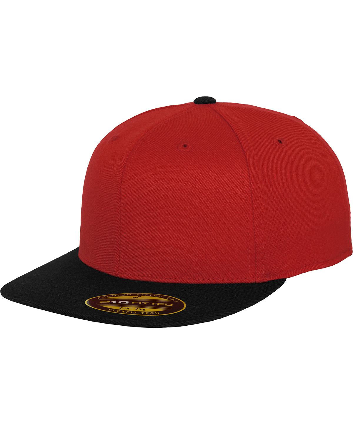 Flexfit / Yupoong Premium 210 fitted 2-tone (6210T) Red/Black