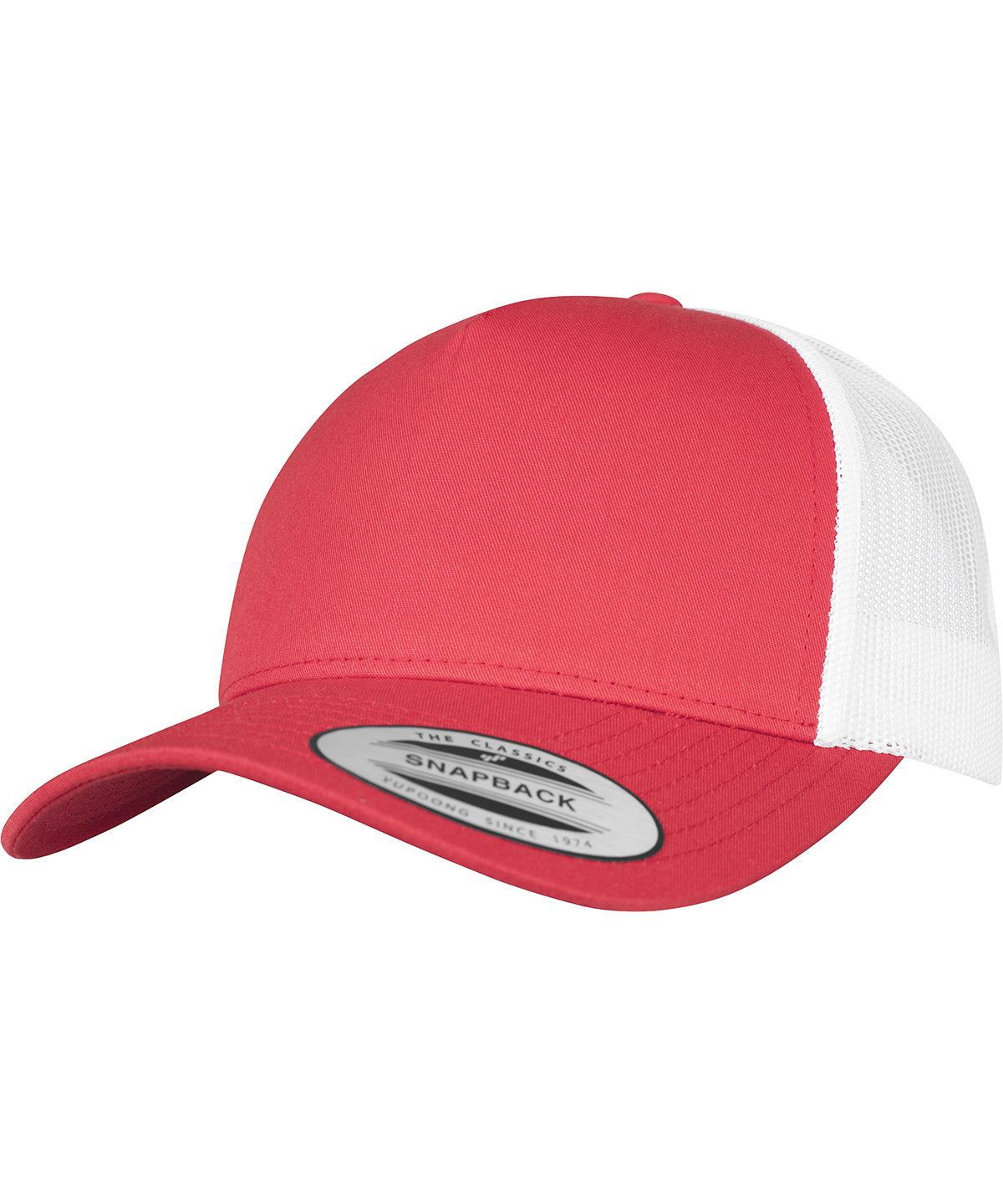 Flexfit / Yupoong 5-panel retro trucker 2-tone cap (6506T) Red/White