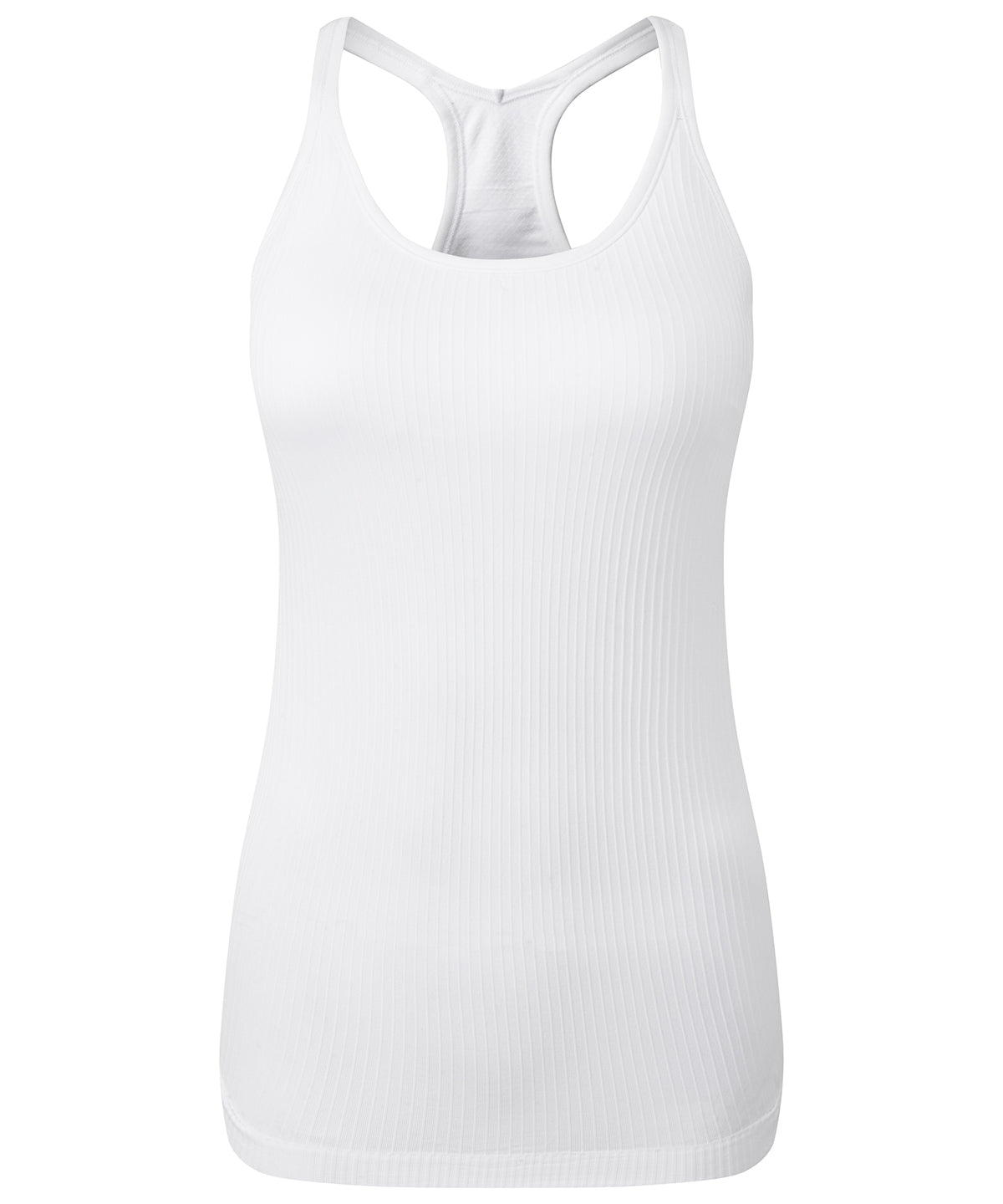 TriDri Women's TriDri® seamless 3D fit" multi-sport sculpt vest with secret support" White
