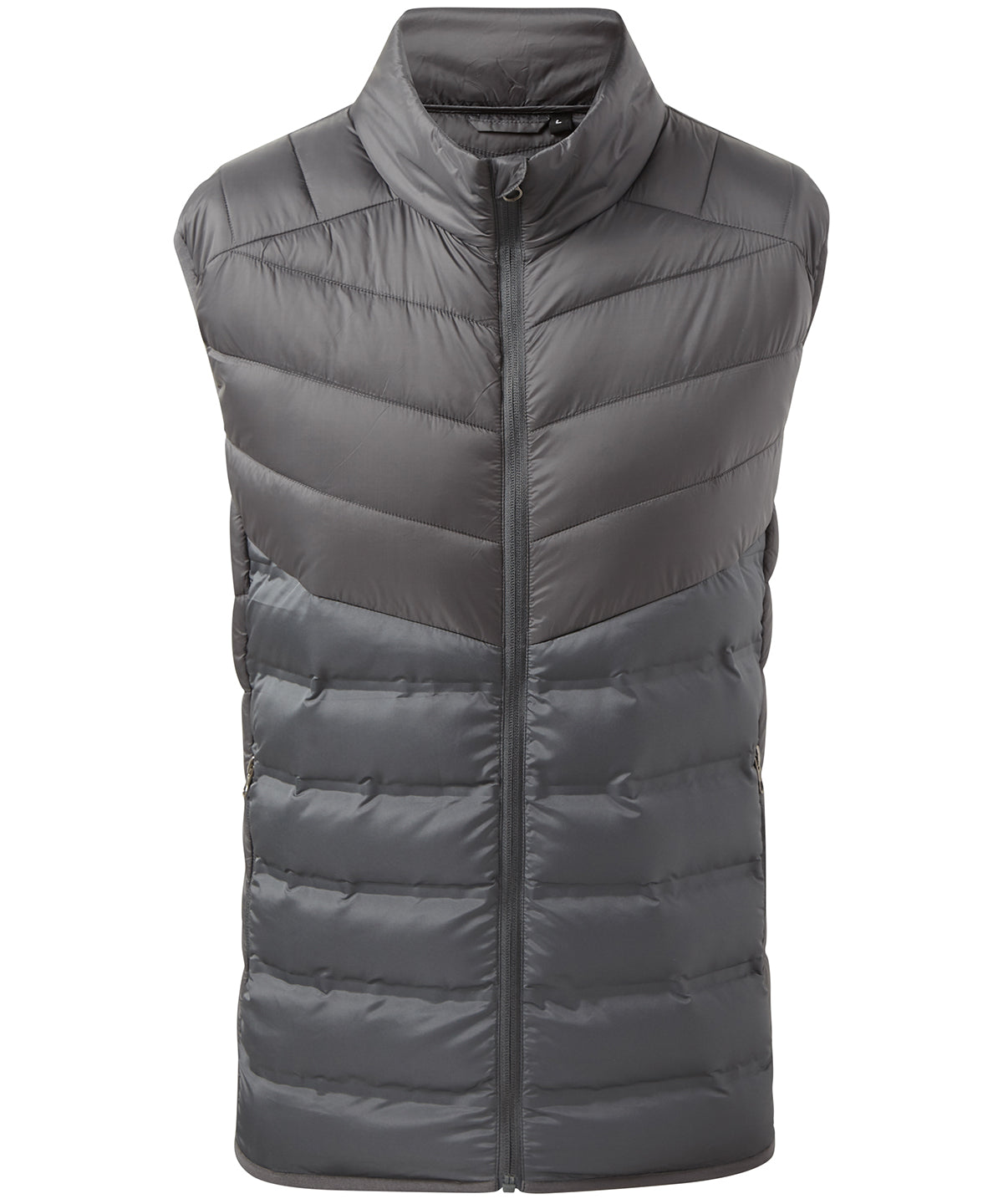 2786 Mantel moulded gilet Steel