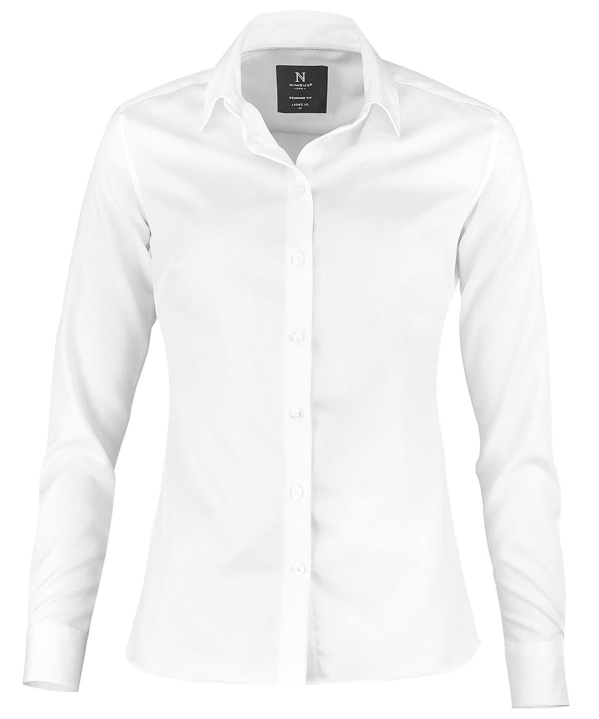 Nimbus Women’s Portland – super non-iron business shirt White