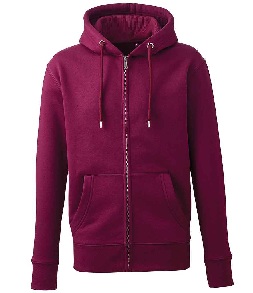Anthem Anthem Organic Full Zip Hoodie Burgundy