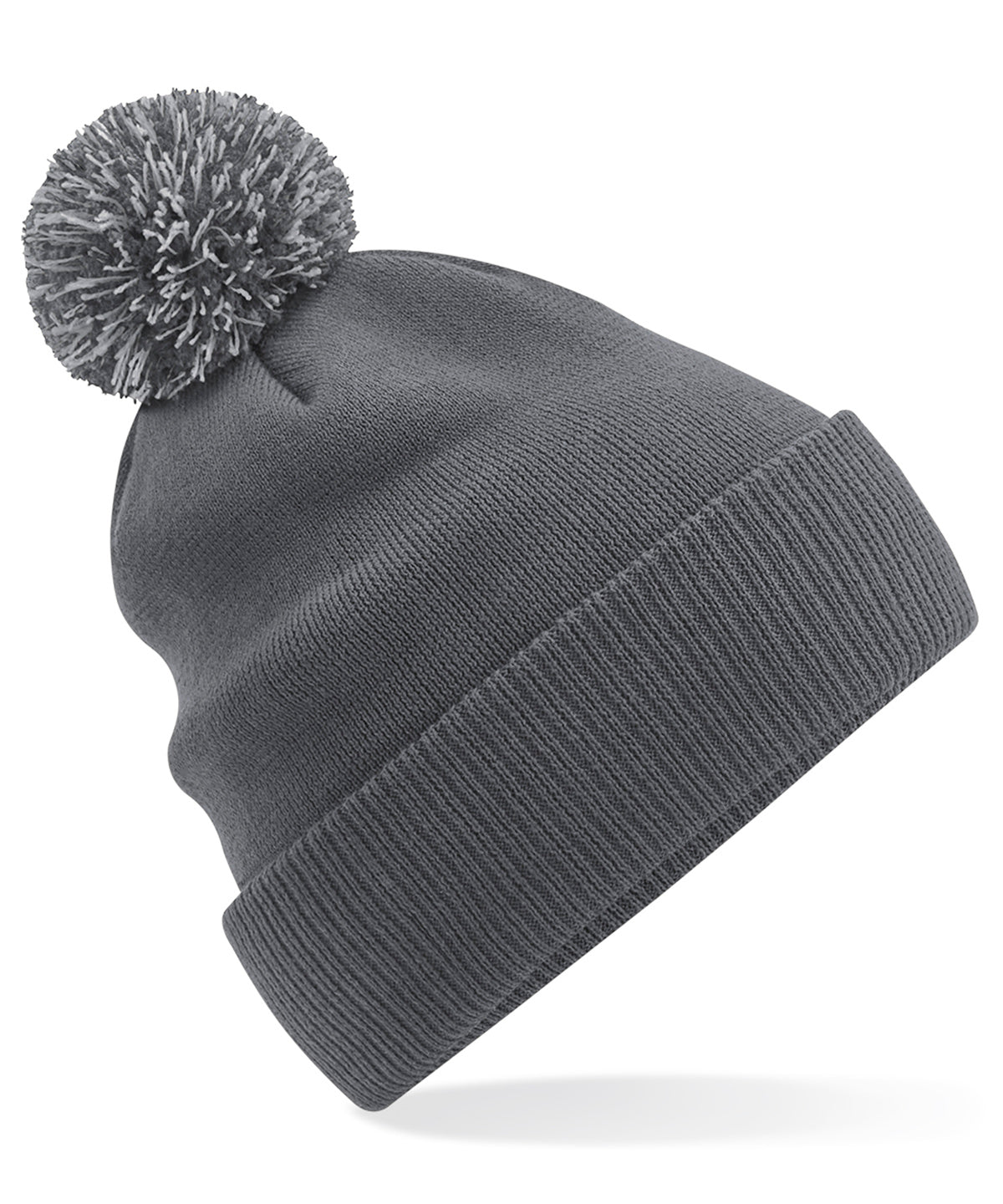 Beechfield Recycled Snowstar® beanie Graphite Grey/Light Grey