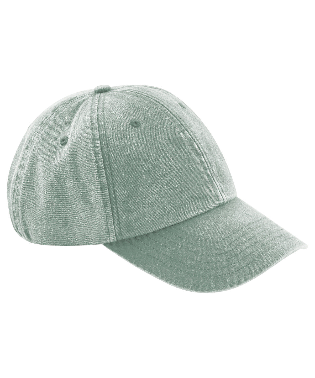 Beechfield Junior low-profile vintage cap Vintage Sage Green