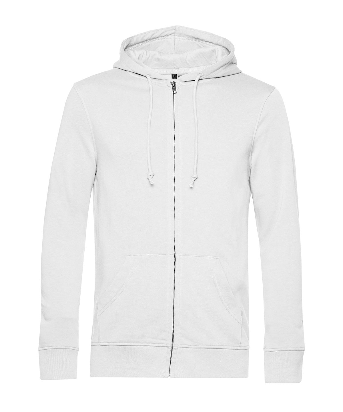 B&C Collection B&C Inspire Zipped Hood White