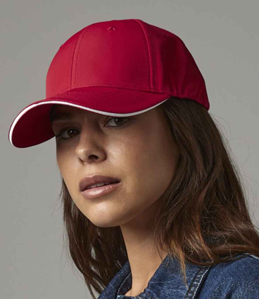 Beechfield Beechfield Team Sports-Tech Cap Classic Red/White
