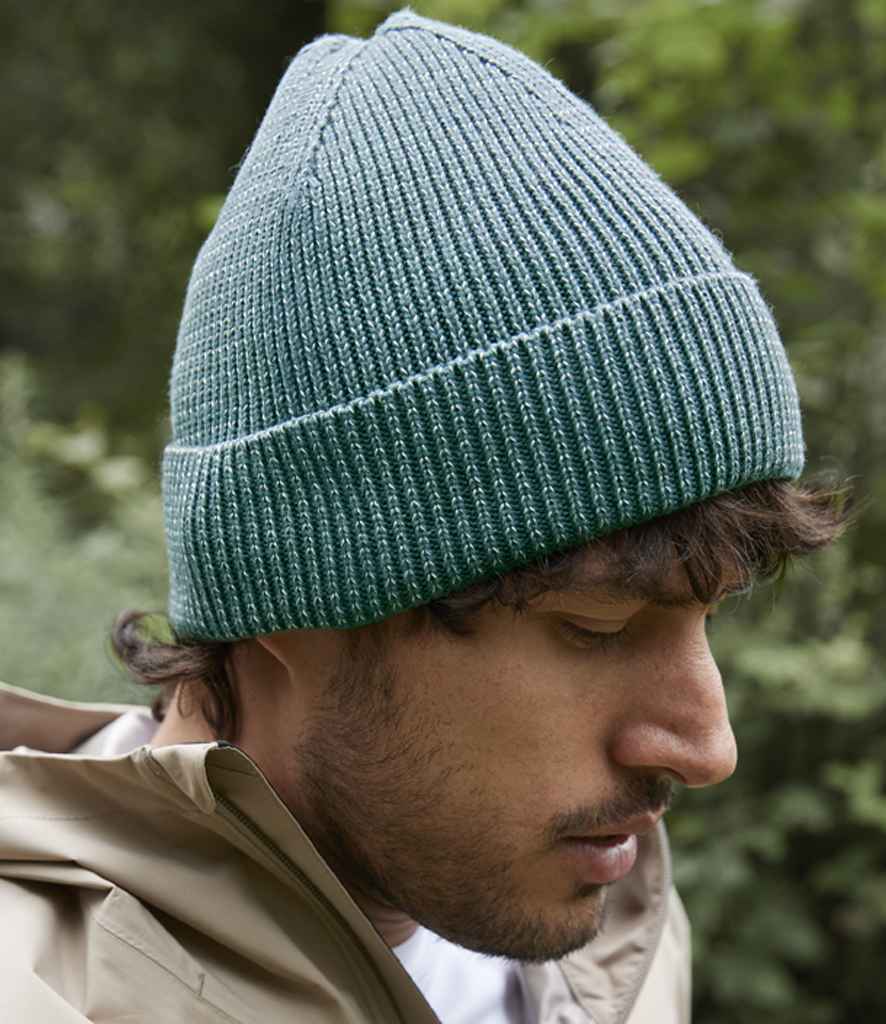 Beechfield Beechfield Streetlite Reflective Beanie Marina Green