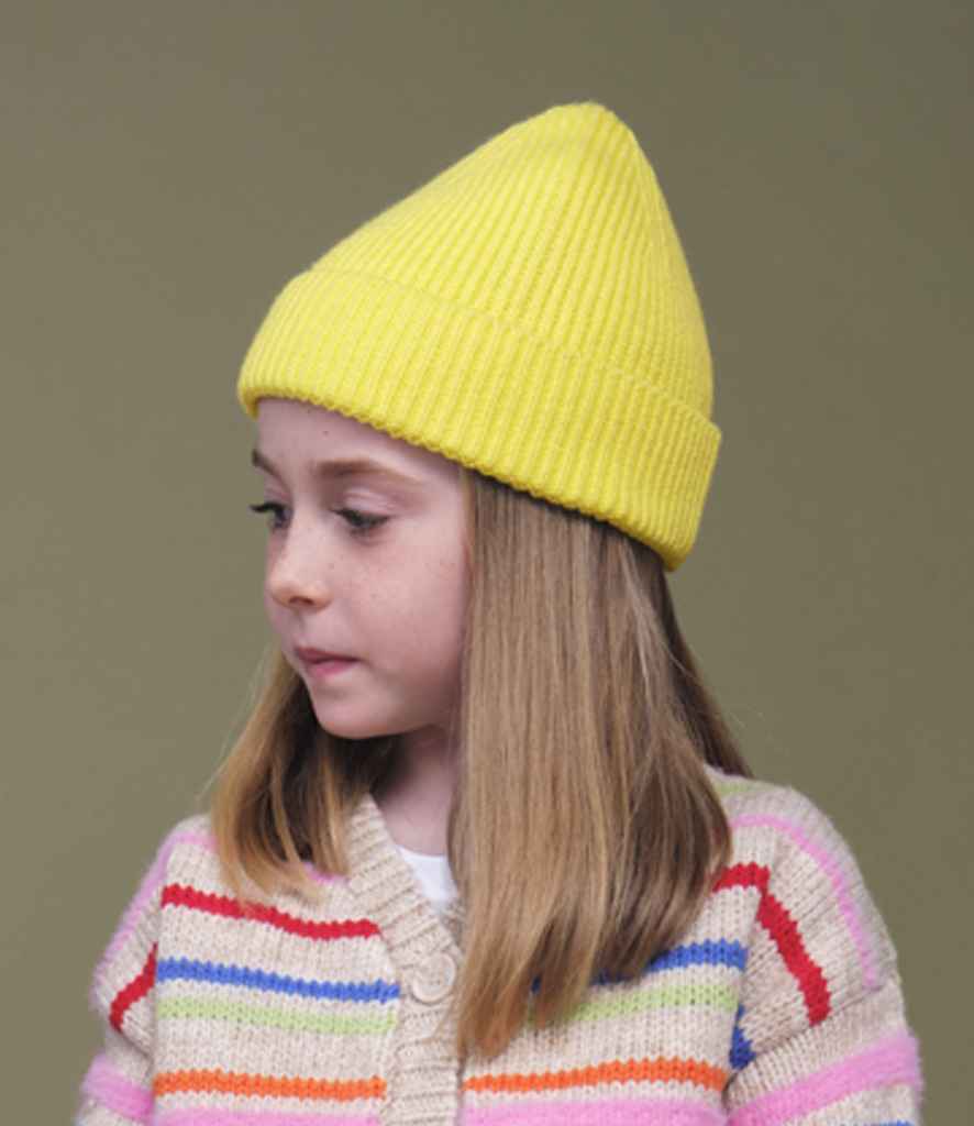 Beechfield Beechfield Kids Fashion Beanie Lemon