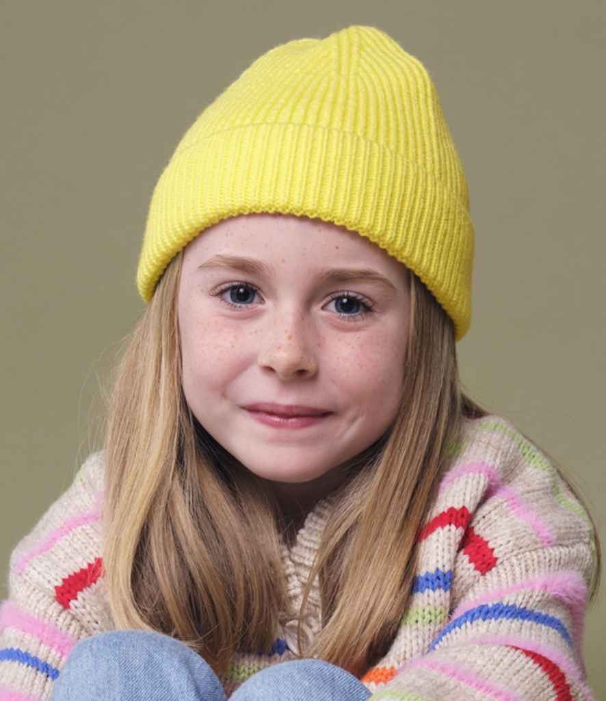 Beechfield Kids Fashion Beanie - model image
