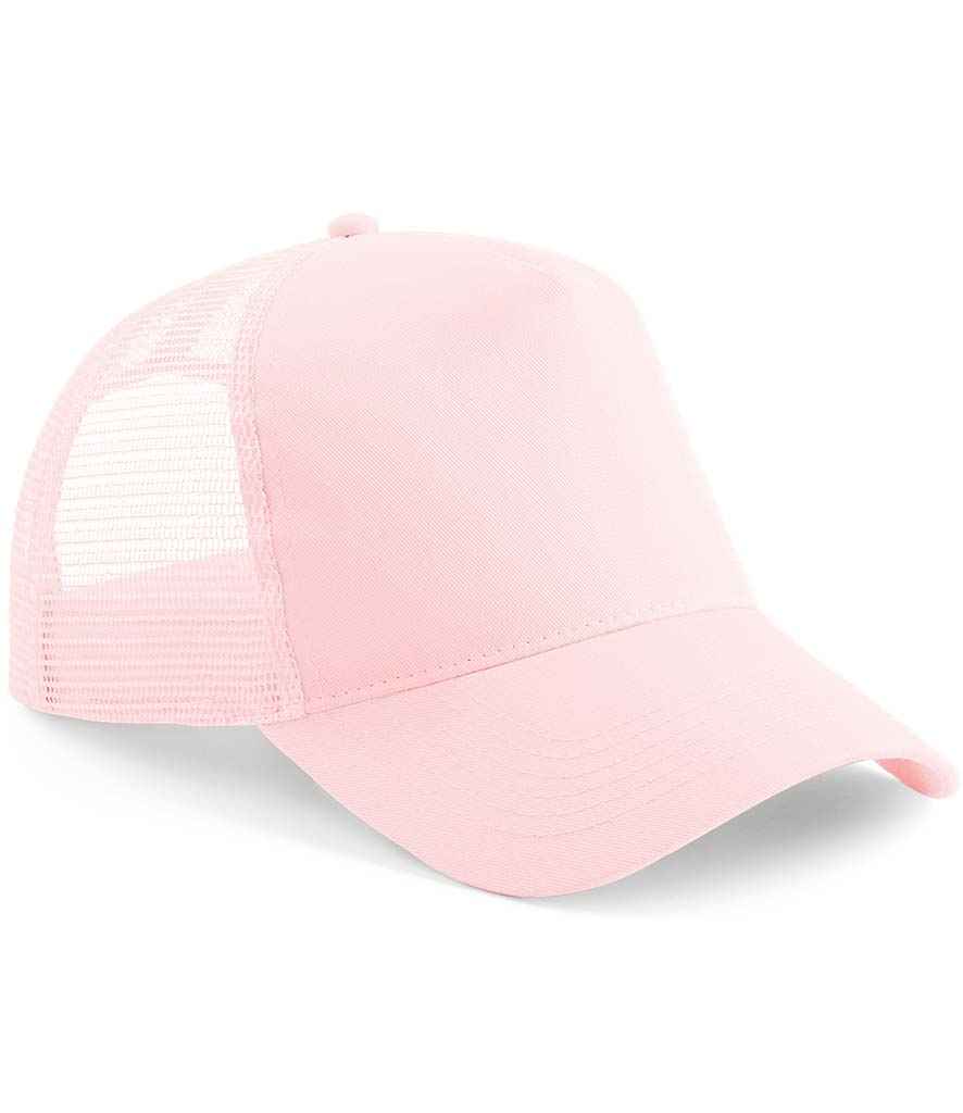 Beechfield Beechfield Snapback Trucker Cap Pastel Pink/Pastel Pink