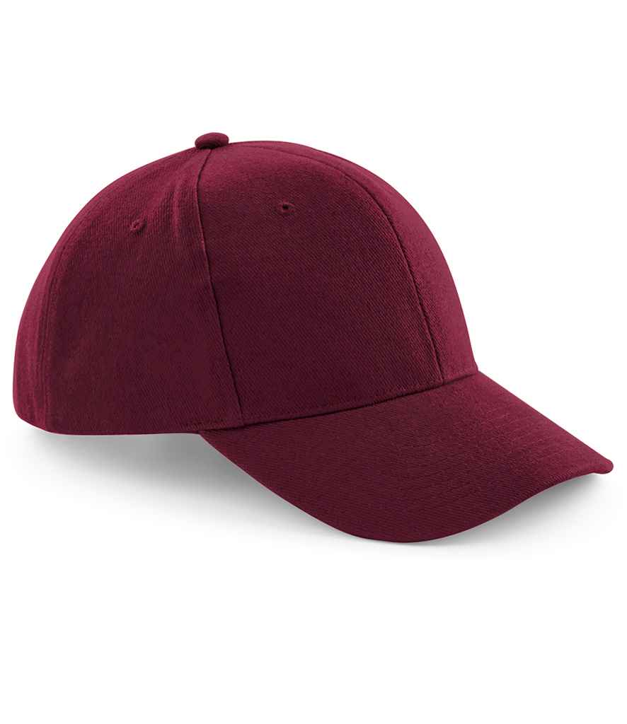 Beechfield Beechfield Pro-Style Heavy Brushed Cotton Cap Burgundy