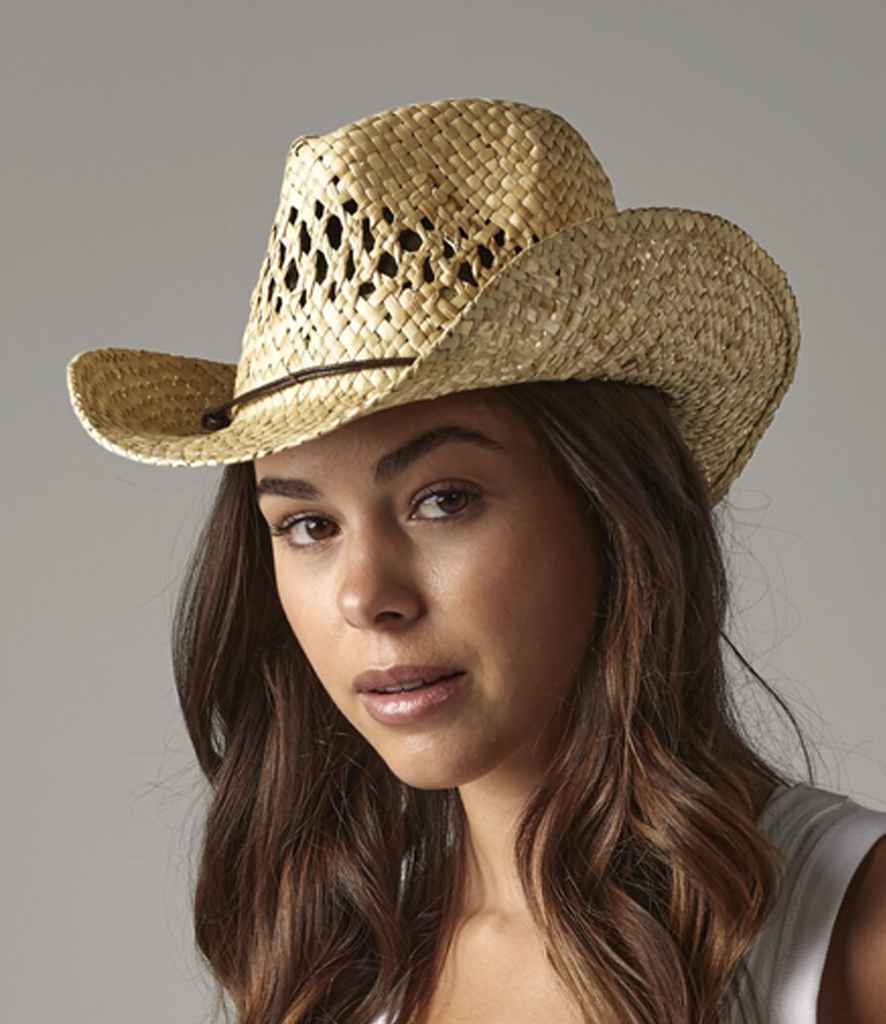Beechfield Beechfield Straw Cowboy Hat