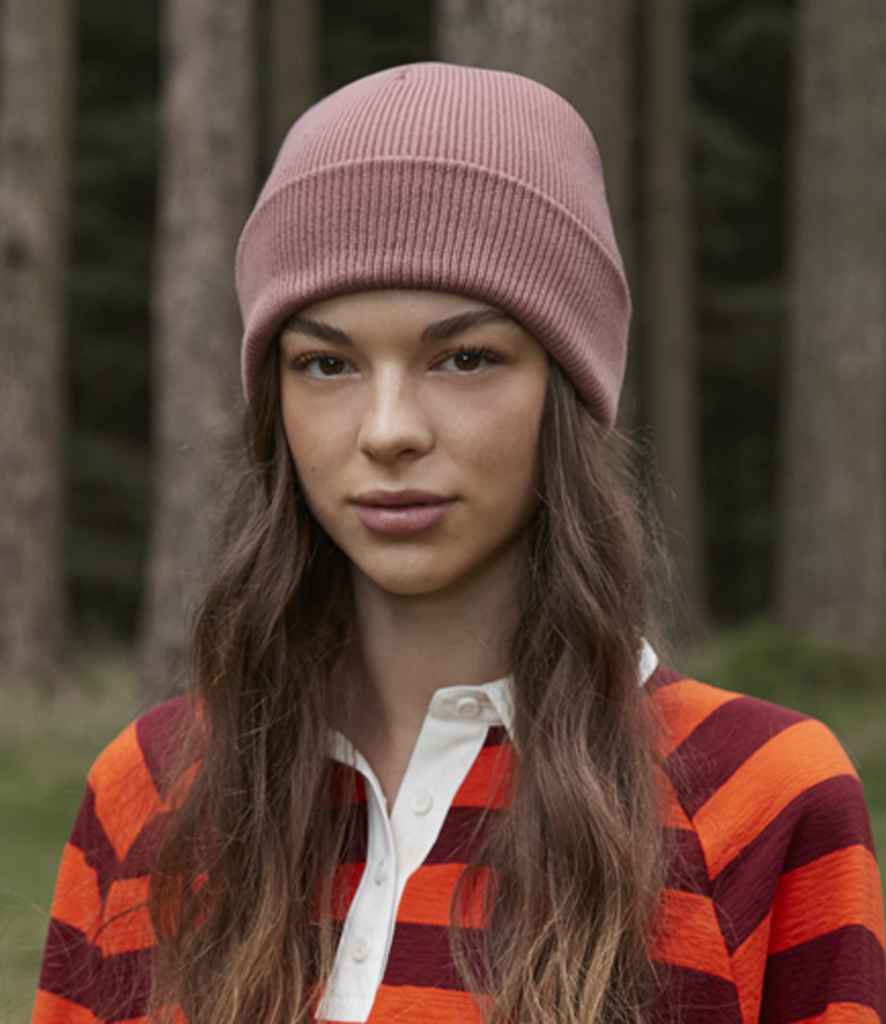 Beechfield Beechfield Organic Cotton Original Heavyweight Cuffed Beanie Rose