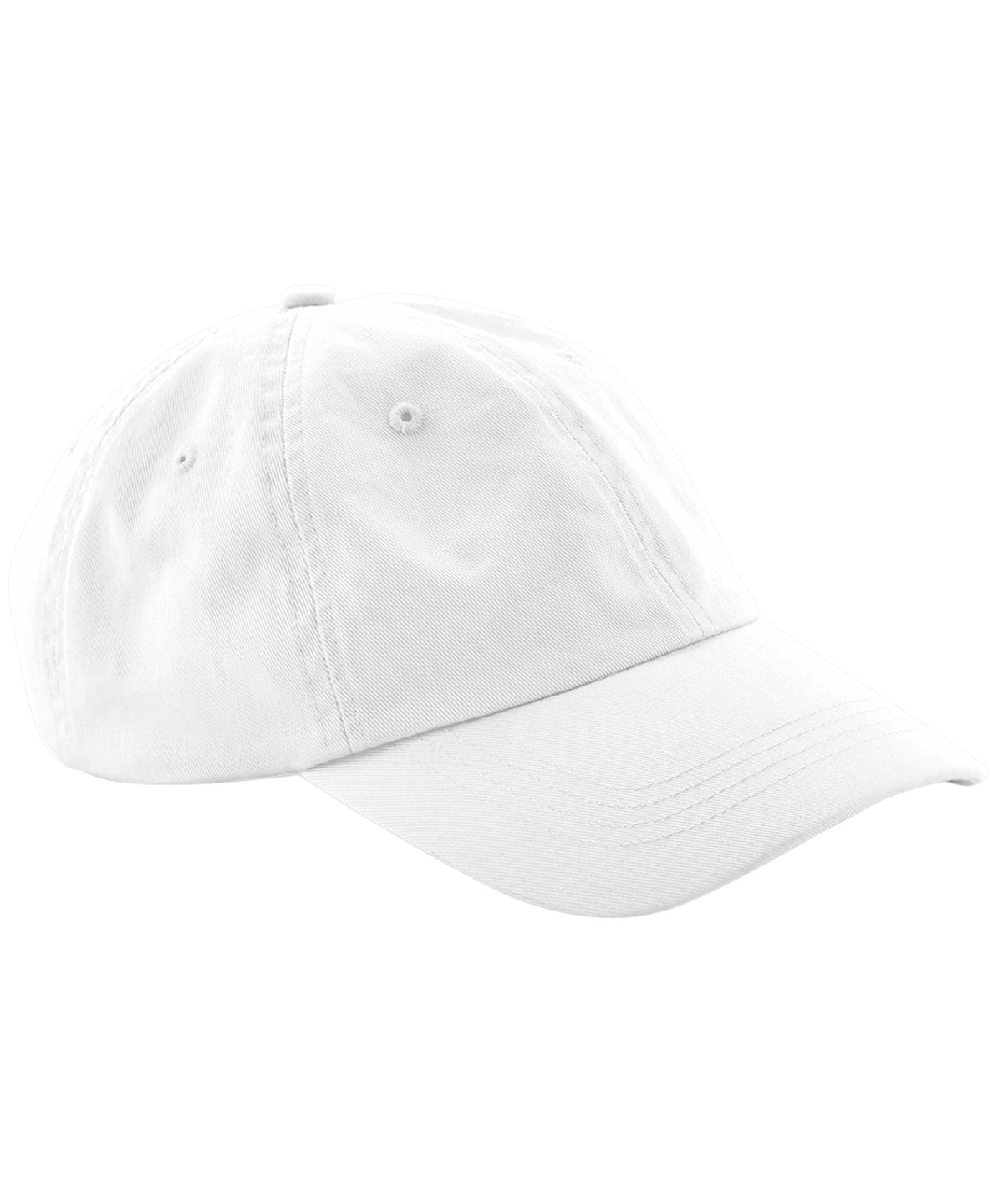 Beechfield Low-profile 6-panel dad cap White