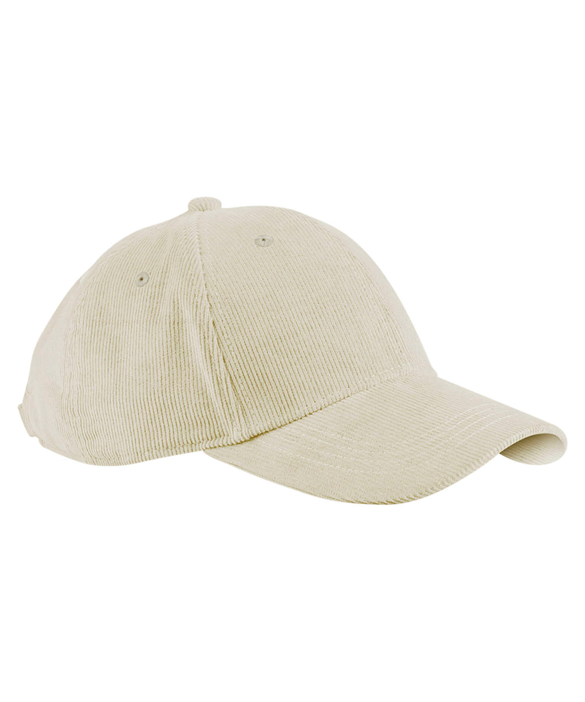Beechfield EarthAware® organic cord baseball cap Stone