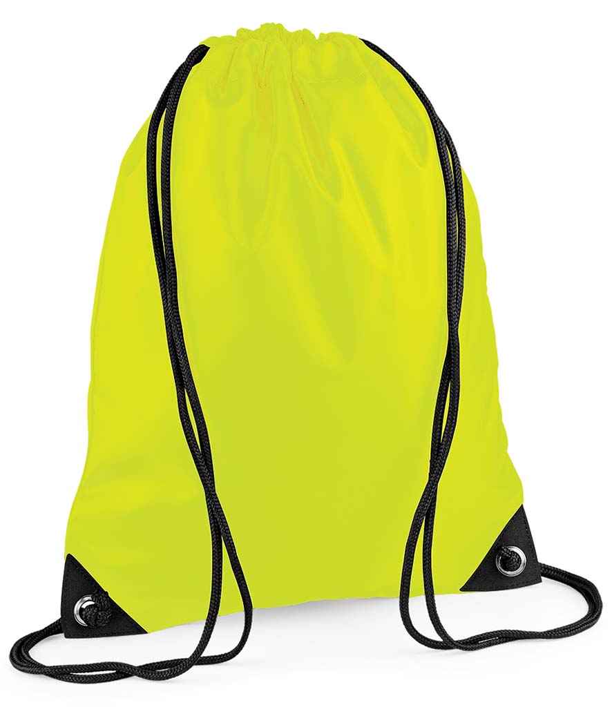 BagBase BagBase Premium Gymsac Fluorescent Yellow