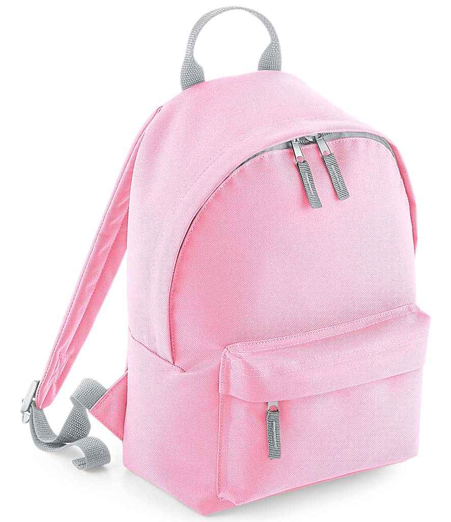 BagBase BagBase Mini Fashion Backpack Classic Pink/Light Grey