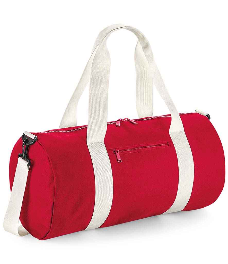 BagBase BagBase Original Barrel Bag XL Classic Red/Off White