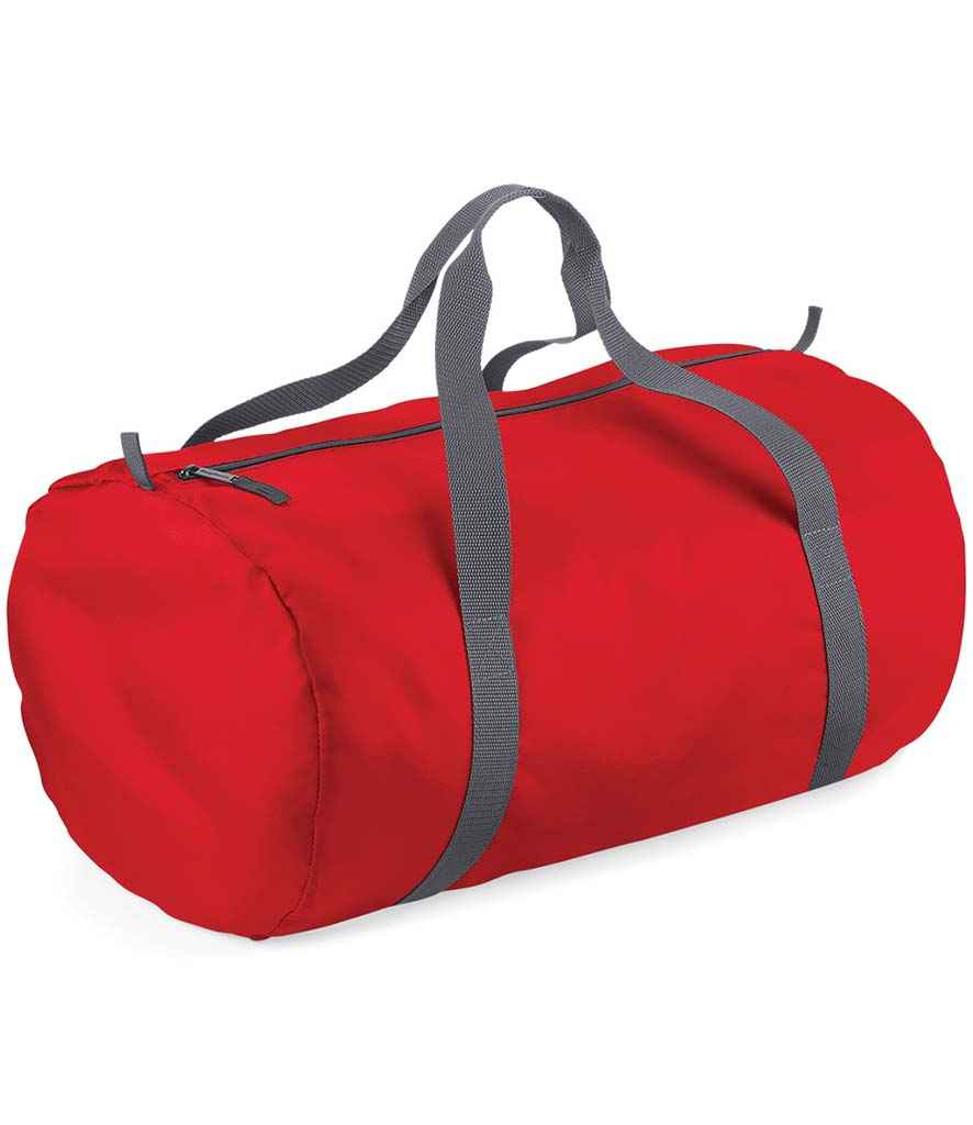 BagBase BagBase Packaway Barrel Bag Classic Red