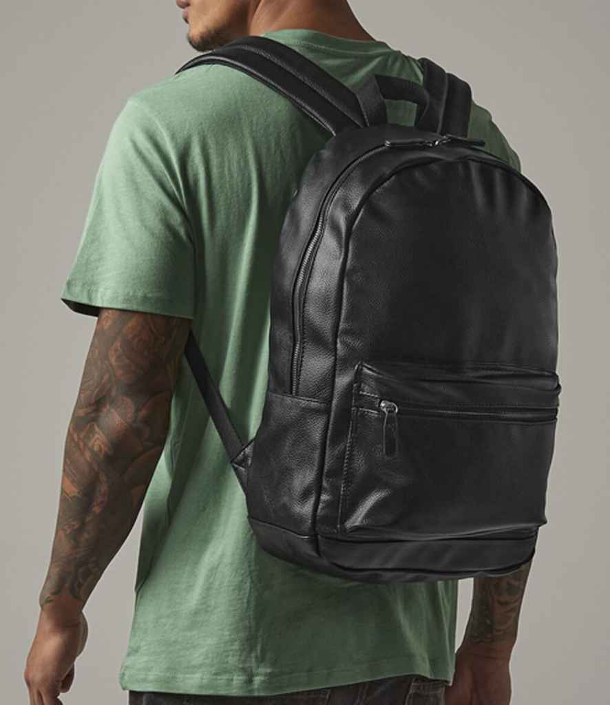 BagBase BagBase Faux Leather Backpack