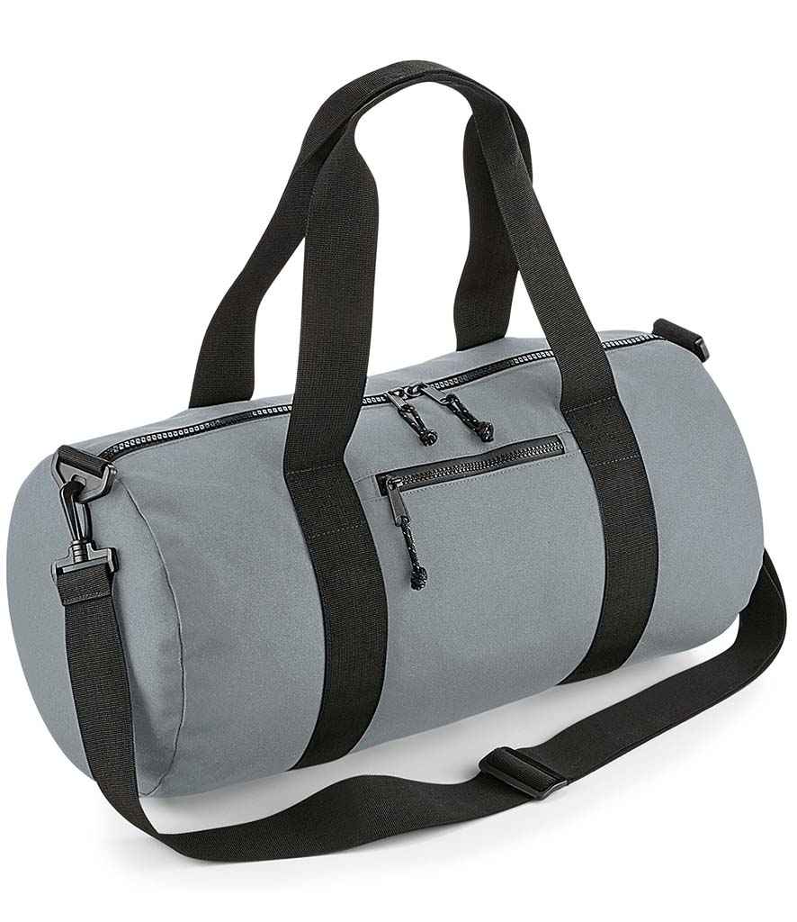 BagBase BagBase Recycled Barrel Bag Pure Grey