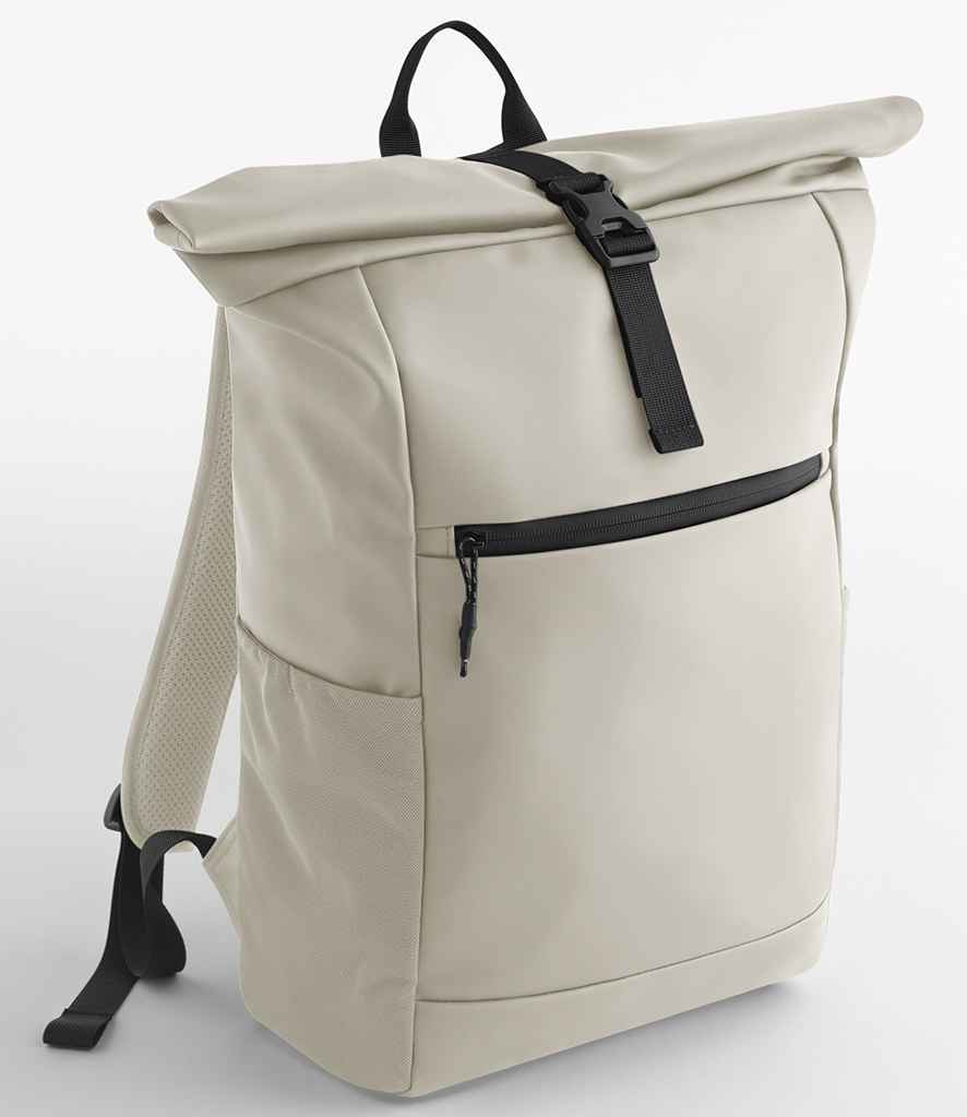 BagBase BagBase Athlux Roll-Top Backpack Natural Stone
