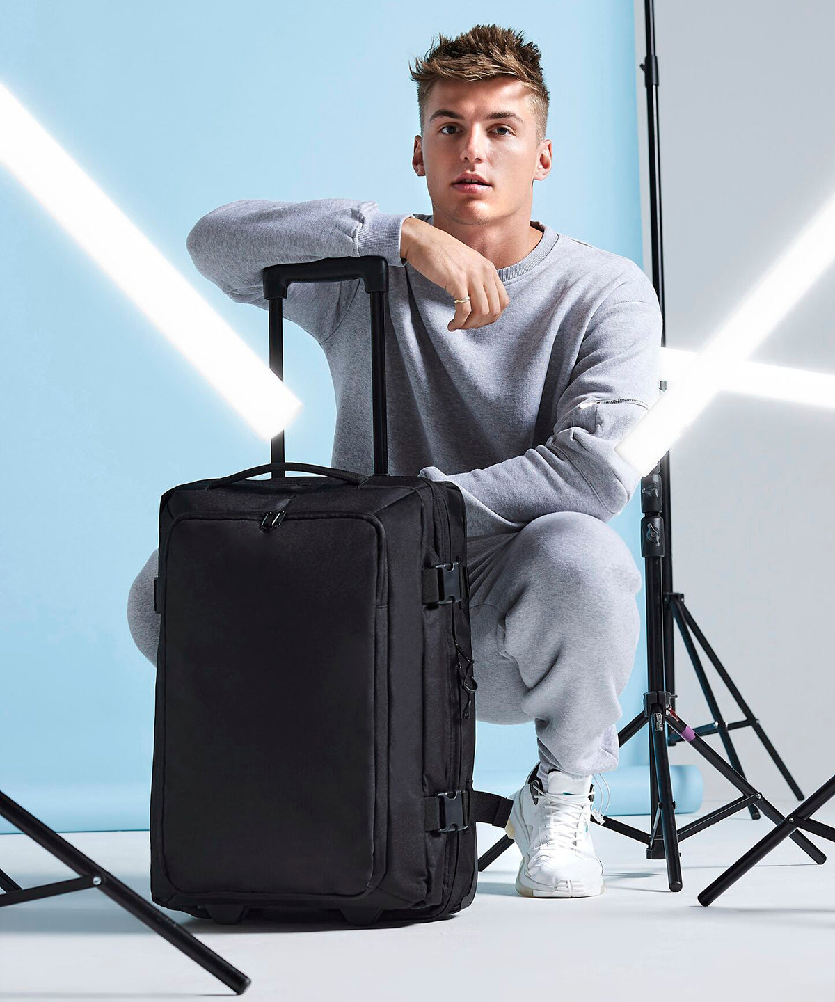 BagBase Escape carry-on wheelie Black