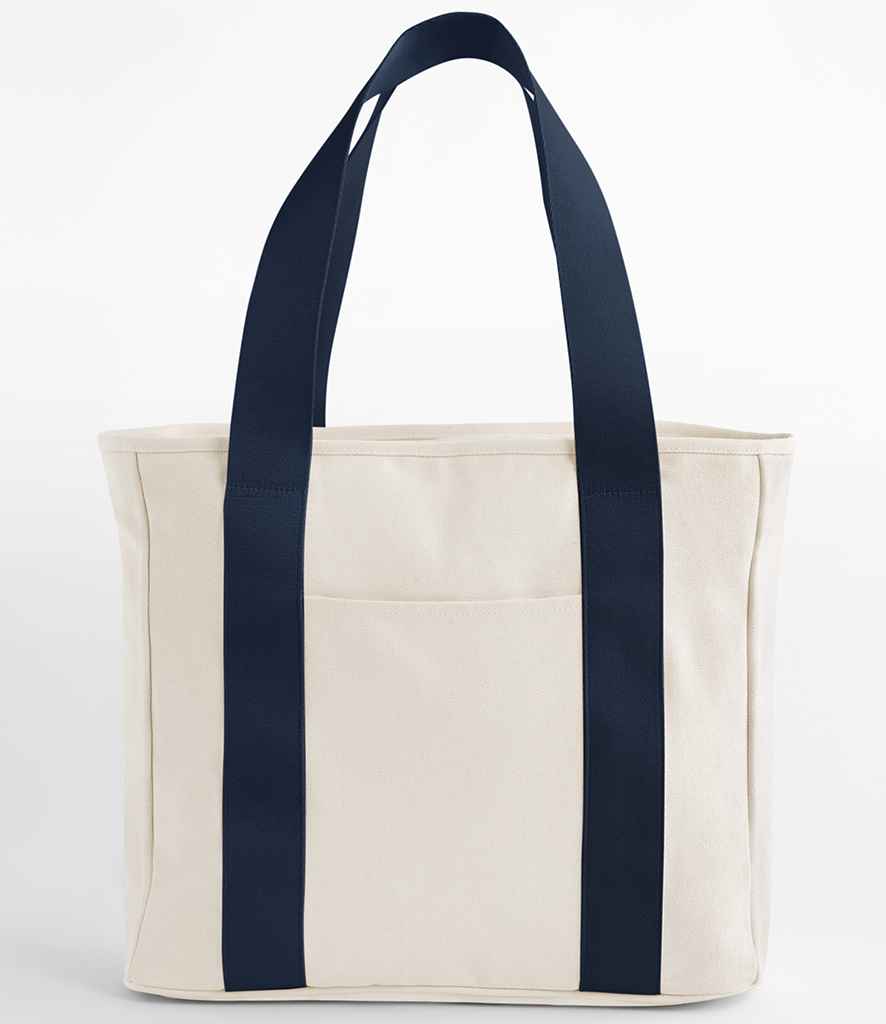 BagBase BagBase Edit Canvas Tote Bag Natural/Navy