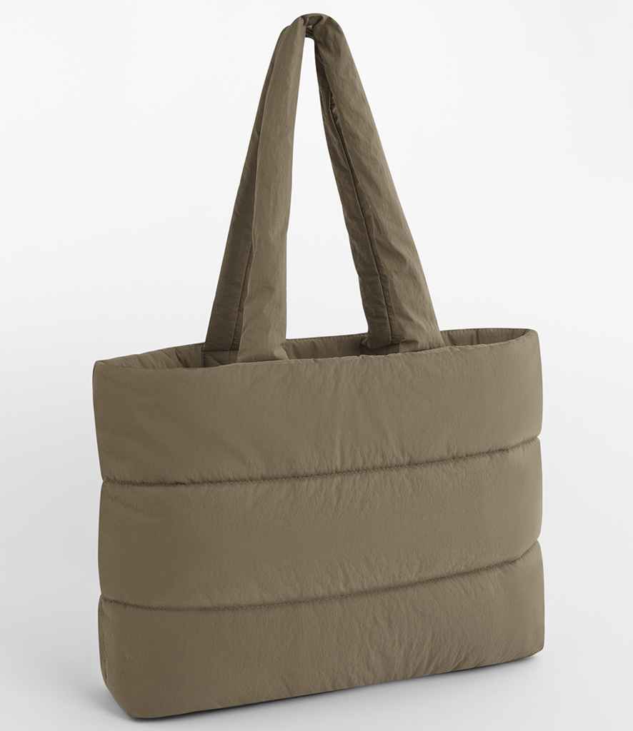 BagBase BagBase Quilted Tote Bag Earthy Green